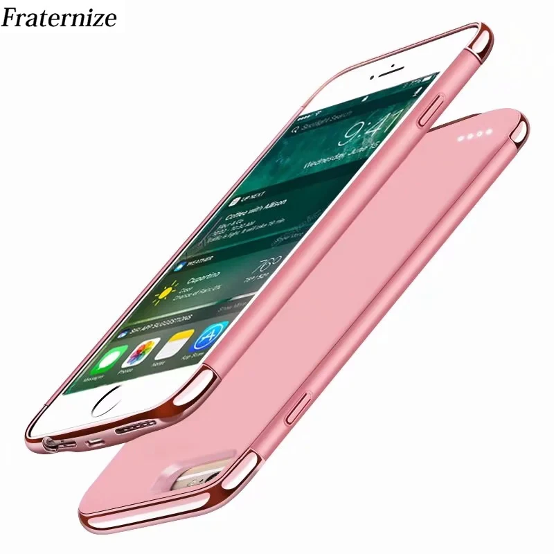 Тонкий ударопрочный чехол для зарядного устройства iPhone7 8 Plus ультра тонкий iPhone 6 6S
