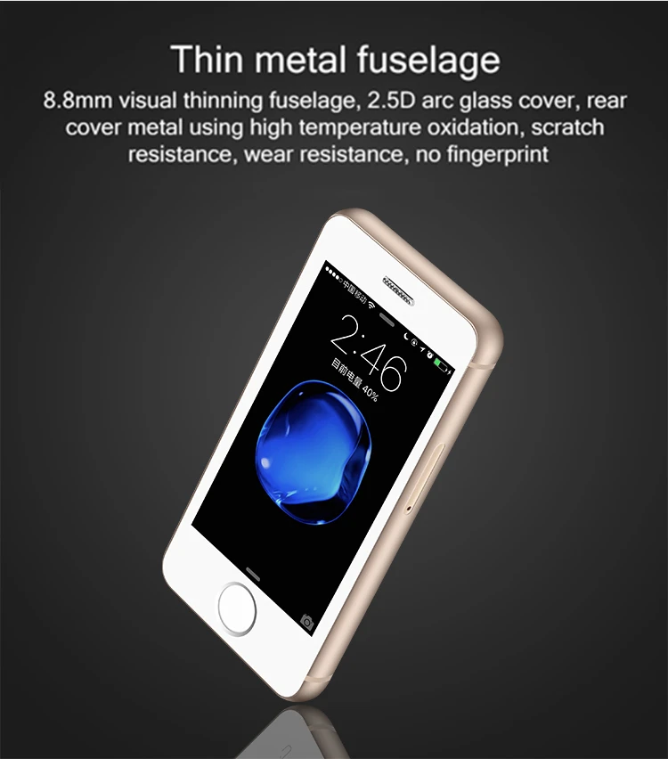 Маленький android мобильный смартфон Melrose S9 S9P S9X S9+ wifi ультра тонкий супер мини мобильный телефон четырехъядерный мобильный телефон XS