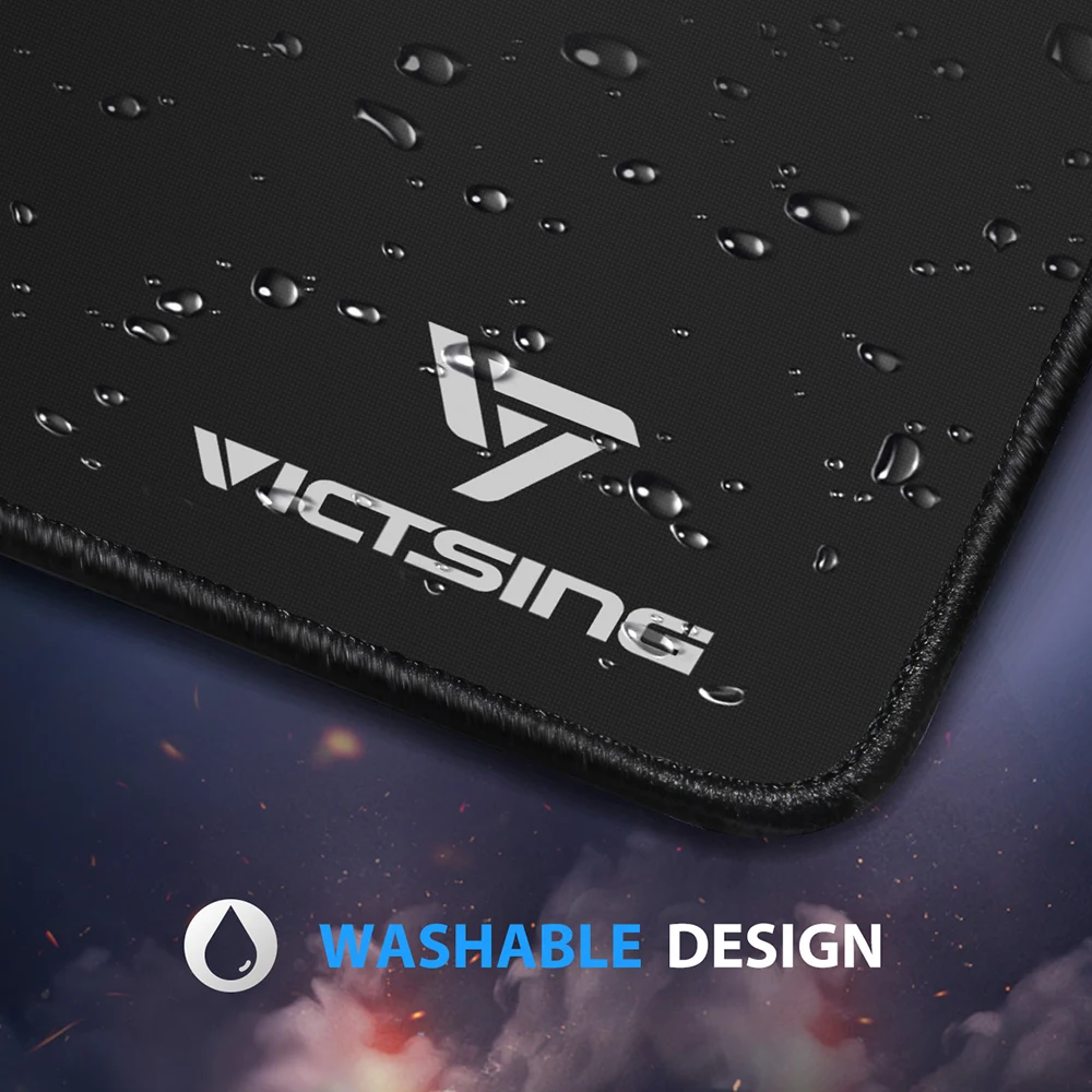 Коврик для мыши VicTsing Gaming с прошитыми краями коврик текстурированной