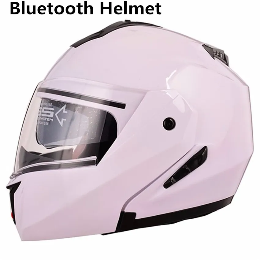 Полнолицевой мотоциклетный шлем с Bluetooth, одобренный ECE ABS шлем, s m l xl