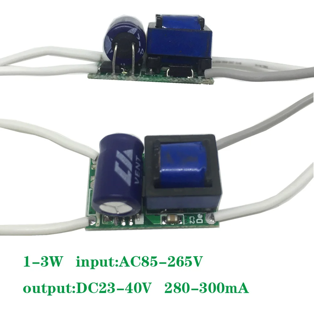 BSOD Led открытый драйвер Трансформатор источник питания 1 Вт 3 Вт 5 Вт 7 Вт 12 Вт 18 Вт 20 Вт 30 Вт 40 Вт внутри Драйвер входного AC85-265V для освещения лампы