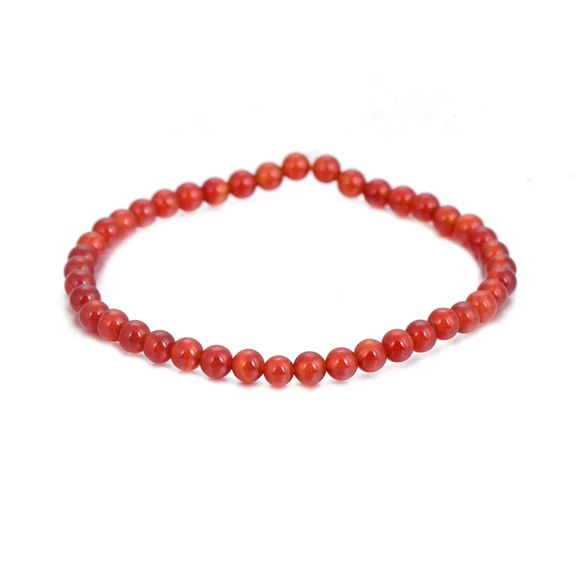 Модный браслет из красных коралловых бусин Будда для женщин и мужчин мужской