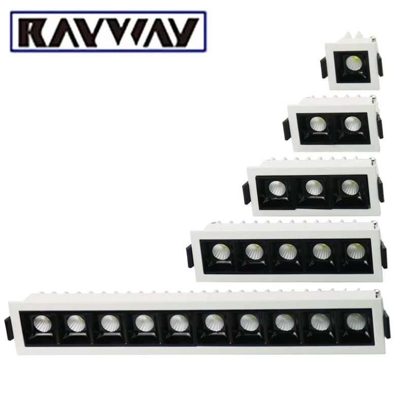 Светодиодный светильник с регулируемой яркостью 2 Вт 4 6 10 20 COB Линейный