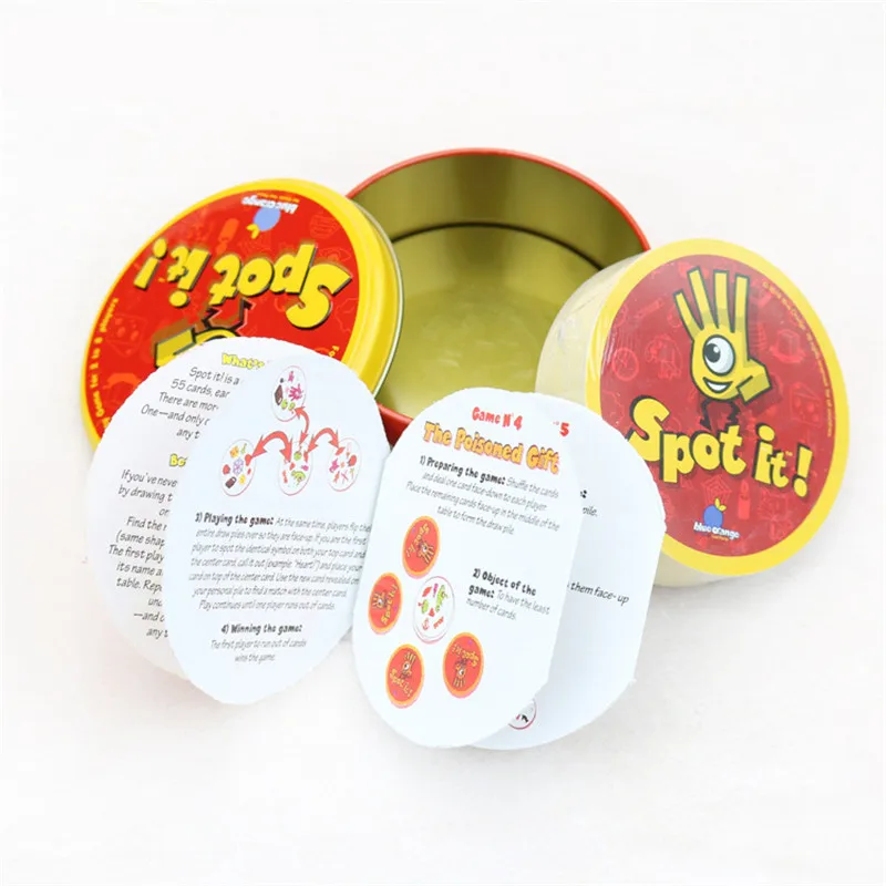 2 шт./лот Спот он карты игры лучший подарок для семьи сбор Настольная игра