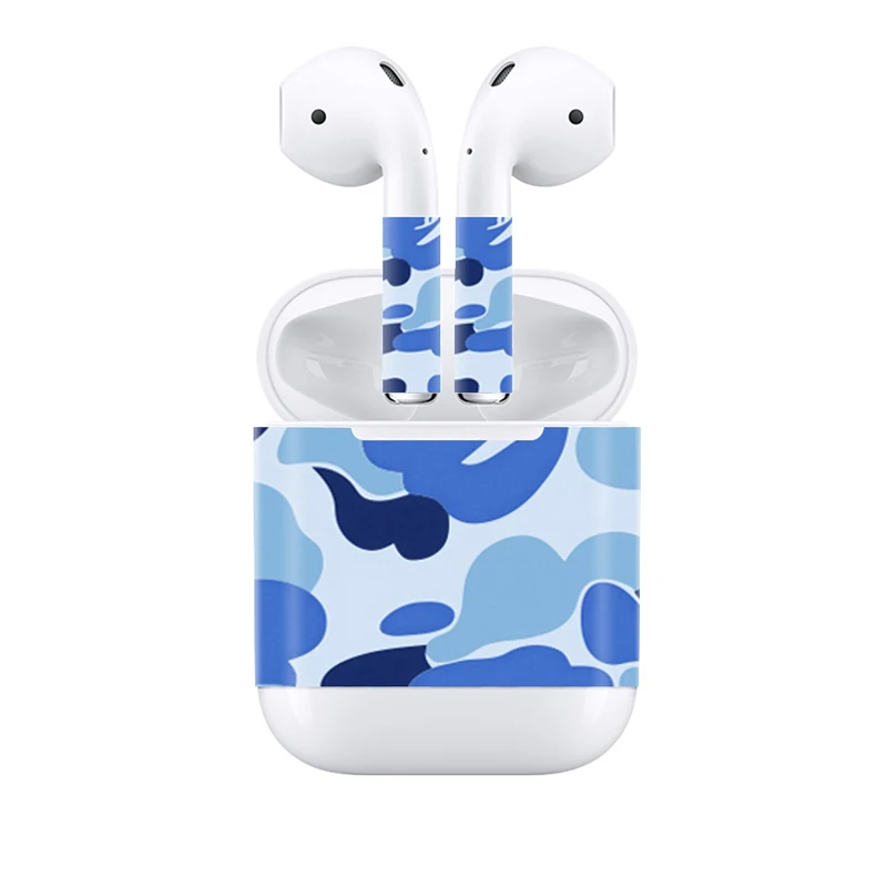 Бесплатная Прямая поставка защитный чехол для Apple Airpods наклейка самостоятельного