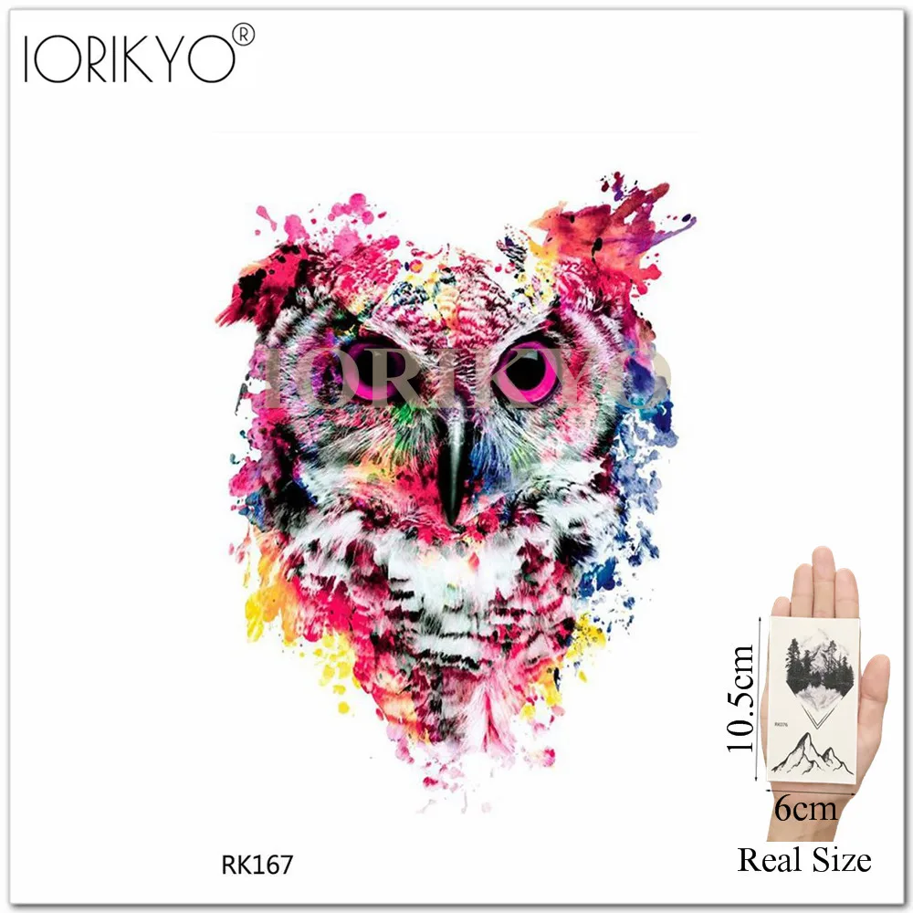 Iorikio Flash Tribal Fox временный карандаш для татуировки Эскиз волк поддельные татуировки мужской женский боди-арт лиса переводная татуировка на руку наклейка - Цвет: IRK167