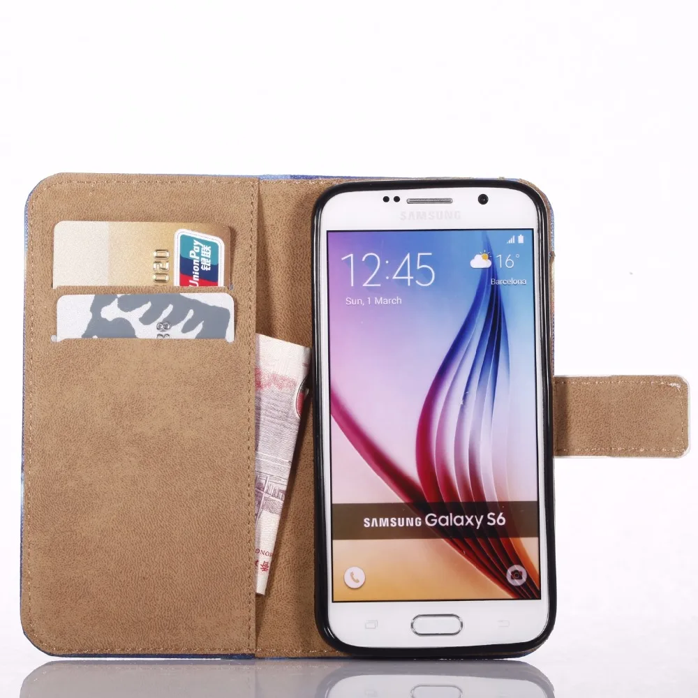 Чехол-портмоне с откидной крышкой чехол для Fundas samsung Galaxy S9 S8 плюс S7 S6 край S5 S4 S3 A3 A5 j3 j5 j7 A7 чехол Чехол с рисунком бабочки DP99B