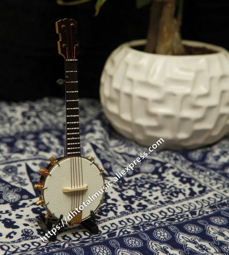 Миниатюрная модель Banjo Dh мини музыкальный инструмент аксессуары для кукольного