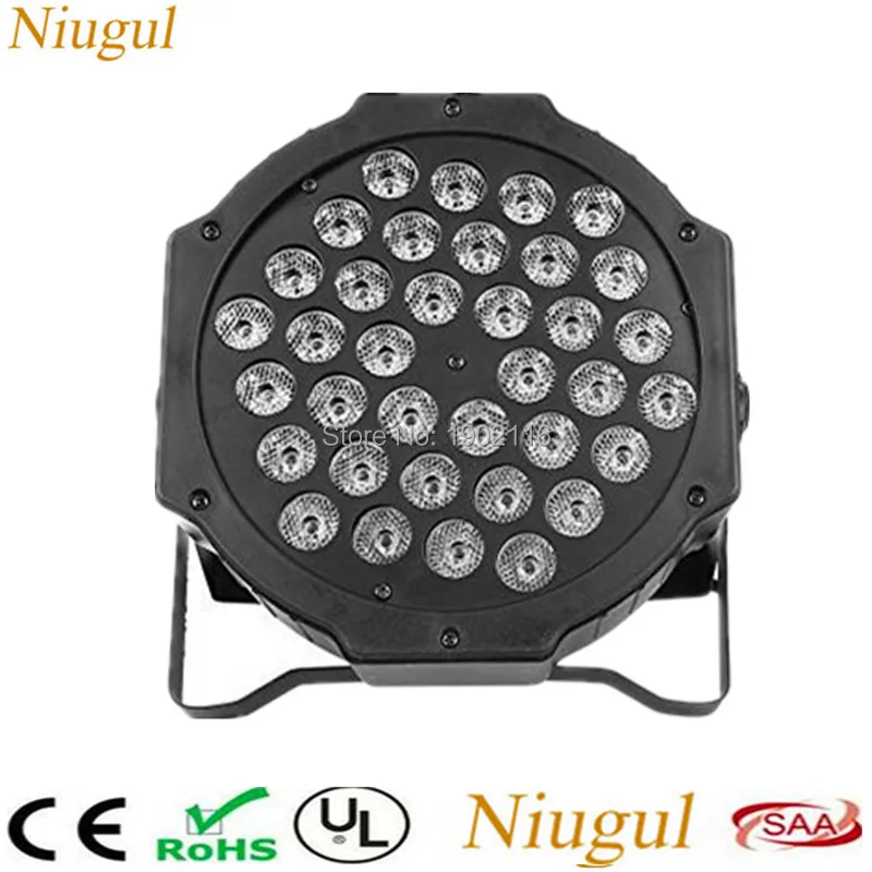 Световые приборы с высокой яркостью 36X3W RGB LED / Световой прибор LED Par с DMX512 Master Slave Flat DJ Equipments Controller для вечеринки Disco on.