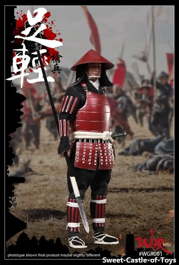 1/6 WGRtoys Action Figure Japanese Ancient Spear Army Yari Ashigaru WGR001 | Игрушки и хобби