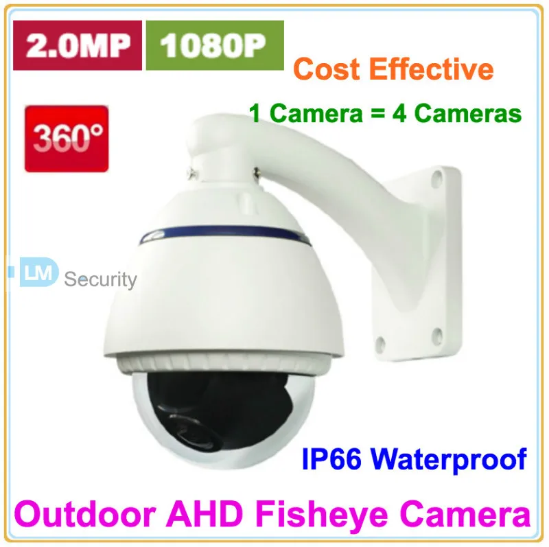 Lihmsek умный стиль жизни 2.0MP 1080P AHD Открытый водонепроницаемый IP66 рыбий глаз купол 360