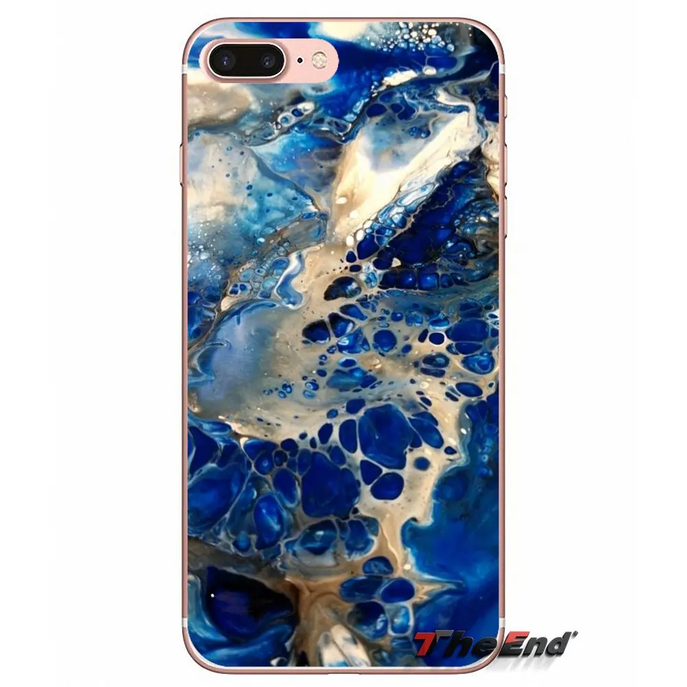Для Samsung Galaxy S9 Plus Note 8 One oneplus 5T Meizu M5s LG V30 HTC U11 Capa белый черный мрамор текстура рок