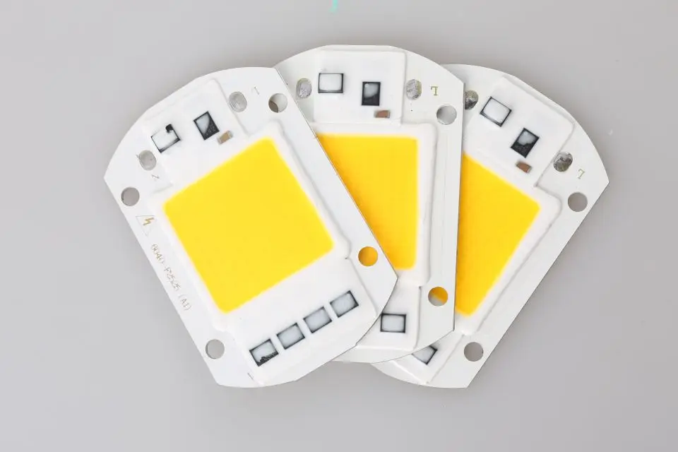 Светодиодный чип COB 110 в 230 В 220 В 10 Вт 20 Вт 30 Вт 40 Вт 50 Вт вход IP65 Smart IC DIY Светодиодный прожектор Прожектор