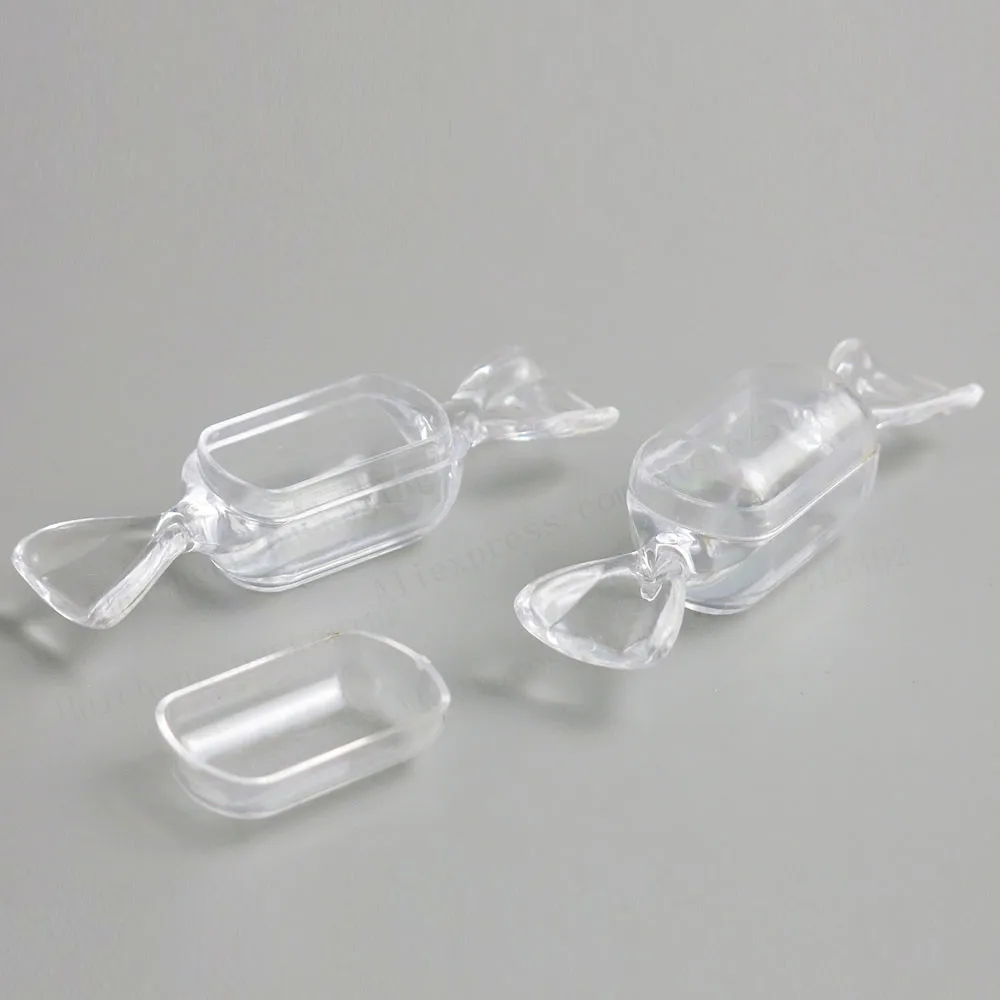 

50 x 5G Empty Acrylic Clear Cosmetic Jar Small Sample Makeup Sub-bottling nail case Cosmetic Container Pot