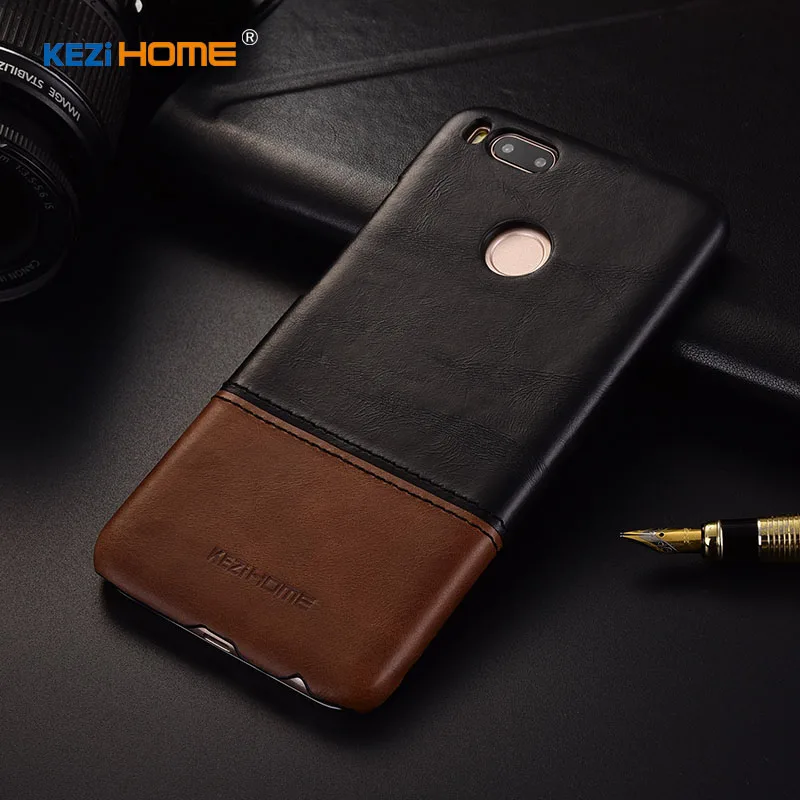 Чехол Kezihome для Xiaomi Mi A1 5X жесткий чехол из натуральной кожи 5X/Mi A1/Mi5X|case cover|leather casecase