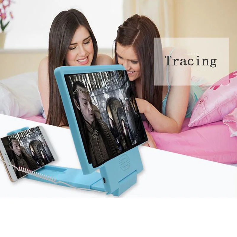 

3D Screen Amplifier Universal Mobile Phone Magnifying Glass High-Definition Video Bracket Folding Screen Enlarger Goggles