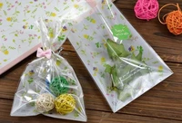 100pcs dream plants 1218cm open top candy bag for bakery gift cookie packaging