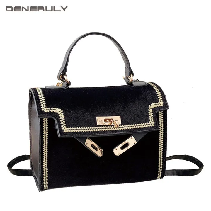 

Faux Suede Leather Bags Women Designer Famous Brand Women Bag 2019 Fashion Vintage Crossbody Bag Ladies Luxury Handbags Designer