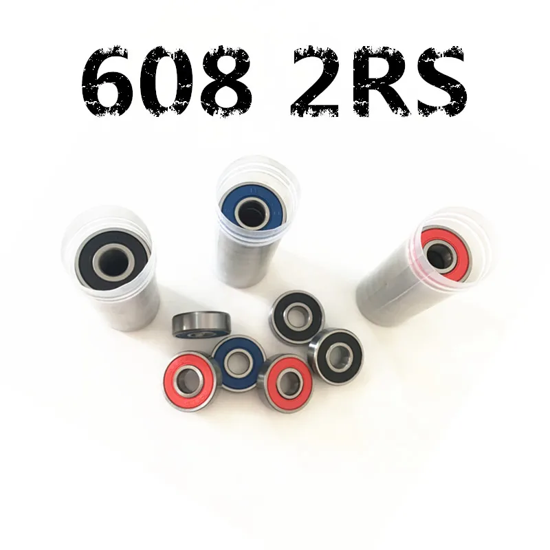 2021 Новая бесплатная доставка 608 2rs подшипник Abec 7 9 10 шт 8x22x7 608zz Zmm миниатюрный