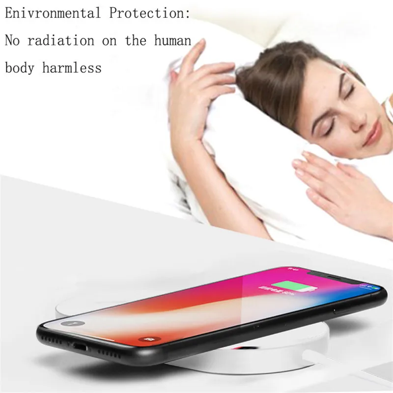 Беспроводное зарядное устройство для iPhone X/8/8Plus беспроводное быстрая зарядка Apple