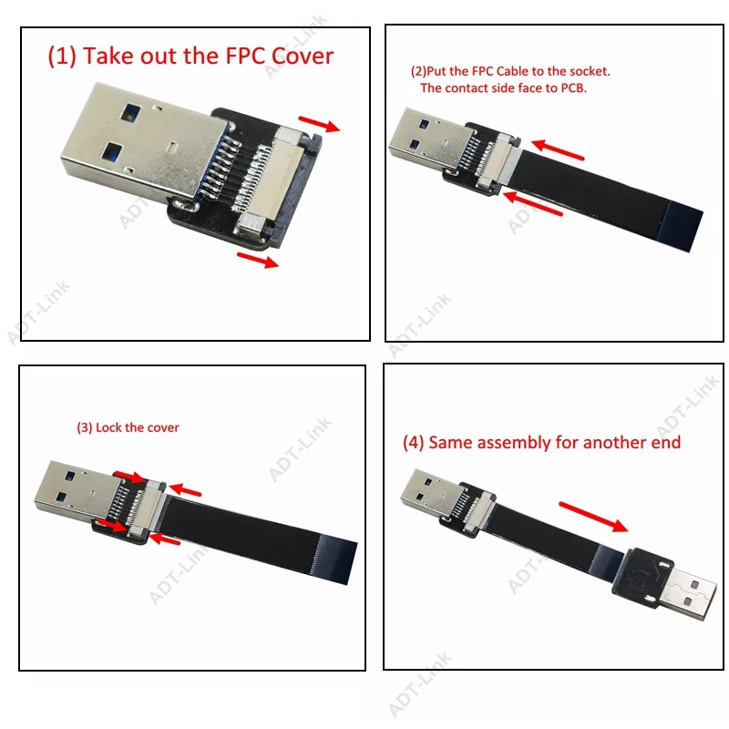FFC Micro type-C USB FPV тонкий плоский мягкий гибкий FPC зарядка AV выход OTG кабель для FPV Бесщеточный Ручной контроль Кардана