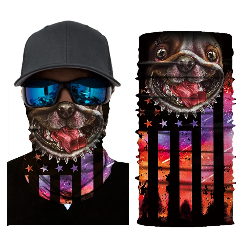 

Cycling Motorcycle Head Scarf Neck Warmer Skull Face Mask Ski Balaclava Headband Mask Scary halloween Face Shield Outdoor