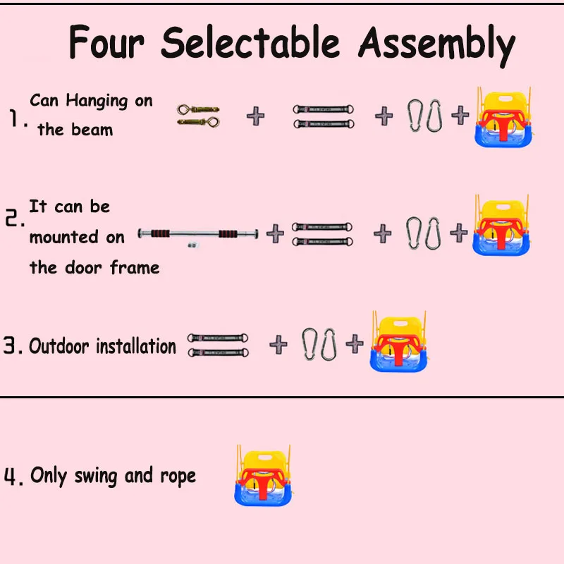 Детские игрушки качели для детей в помещении и на улице домашние три одном