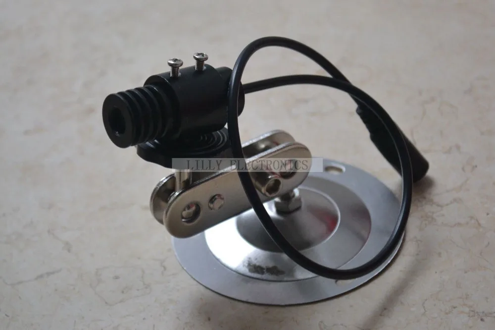 100 мВт нм фиолетовый/синий лазерный точечный модуль с держателем и адаптером 18x45