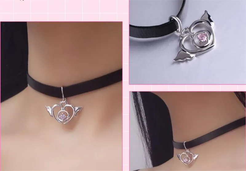 Anime Sailor Moon 20th Anniversary Heart Necklace Pendant 925 silver Cosplay Christmas Gift 1pcs | Украшения и аксессуары