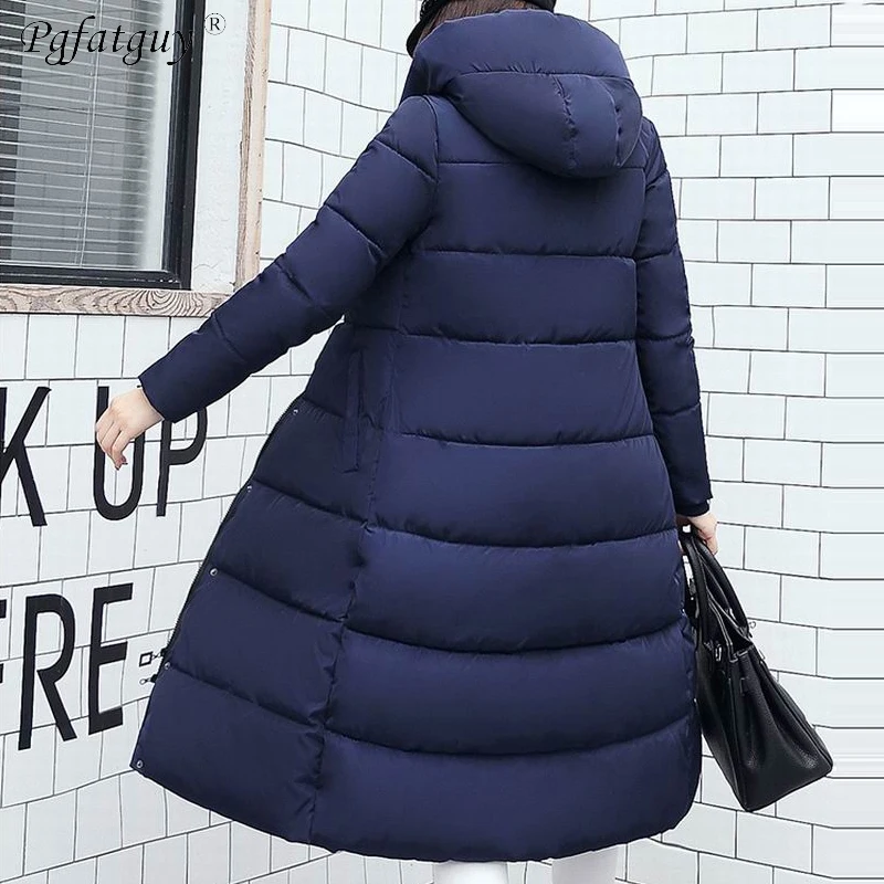 Большие размеры M-XXXL Модные женские 2018 новые красные темно-синие утепленные