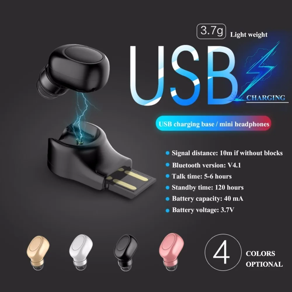 Новинка X11 Мини Bluetooth беспроводные наушники невидимые вкладыши гарнитура