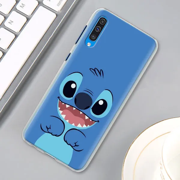13 Милый мультфильм, Стич чехол КРЫШКА ДЛЯ samsung Galaxy A30 A40 A50 A70 A6 A8 плюс A7 A9 M30 чехол для телефона Coque - Цвет: 13