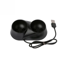 Black Game Controller Handle Dock Charger Wireless Gamepad Station PS Move
