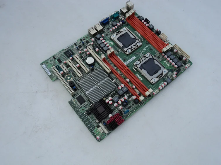 Б/у оригинальная материнская плата Z8NA-D6C LGA 1366 DDR3 для 5500 cpu UDIMM 24 GB RDIMM 48GB настольная