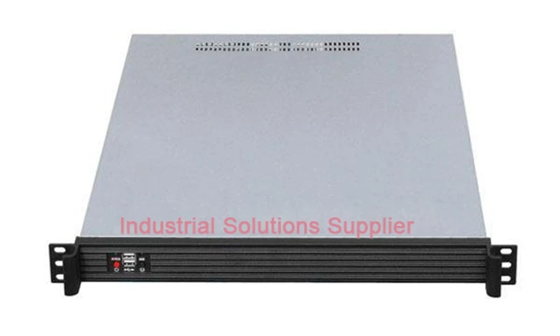 

New 1U650L Server Industrial Computer Case Aluminum Alloy Panel 4 Hard Drive