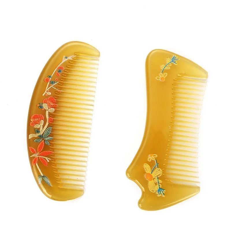 Пластиковая труба имитация Ox Horn щетка для волос Массажная антистатический