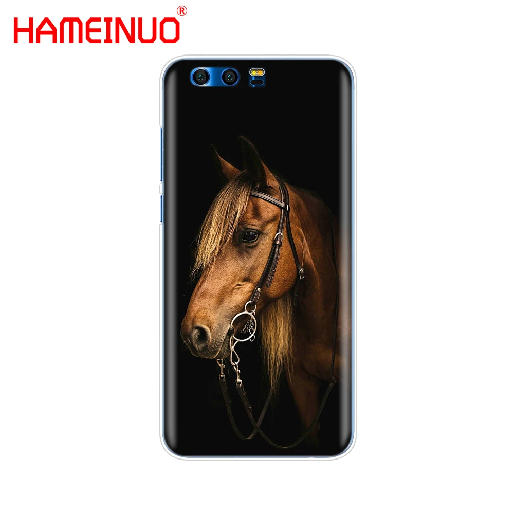 HAMEINUO с принтом животного, лошади крышка чехол для телефона для huawei Honor 10 V10 4A 5A 6A 7A 6C 6X7X8 9 LITE