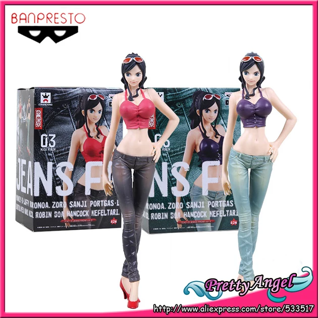 Японский Аниме оригинальный Banpresto один кусок джинсы Freak vol.03 Нико Робин ПВХ