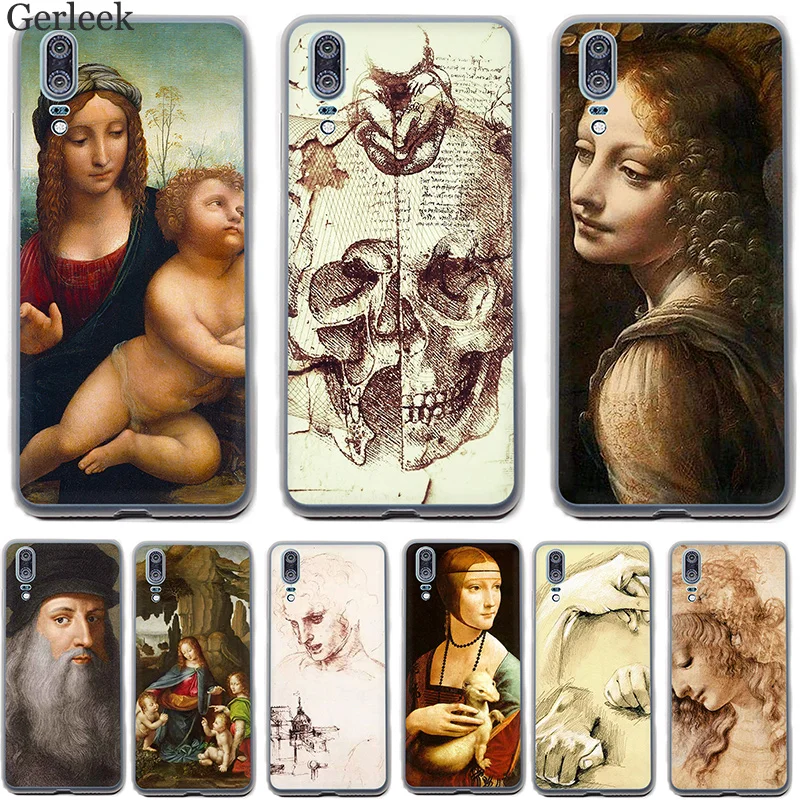 Мягкий чехол из ТПУ Италия Leonardo Da Vinci художественная живопись для huawei P30 P8 P9 P10 P20 Lite