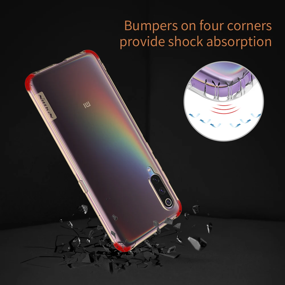 Чехол Nillkin для Xiaomi Mi 9 SE прозрачный мягкий чехол из ТПУ серии Nature Mi9 SE|Бамперы| |