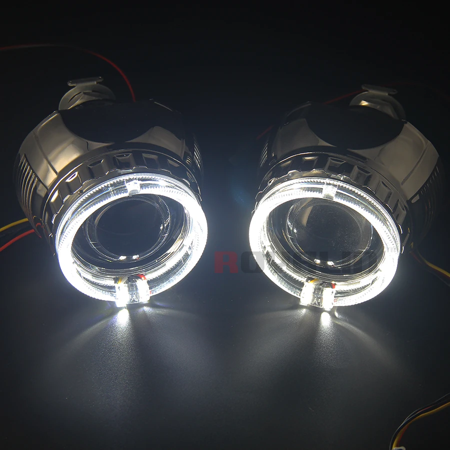 ROYALIN W2 Bi Xenon H1 прожекторный объектив 2 5 мини галогеновые линзы светодиодный
