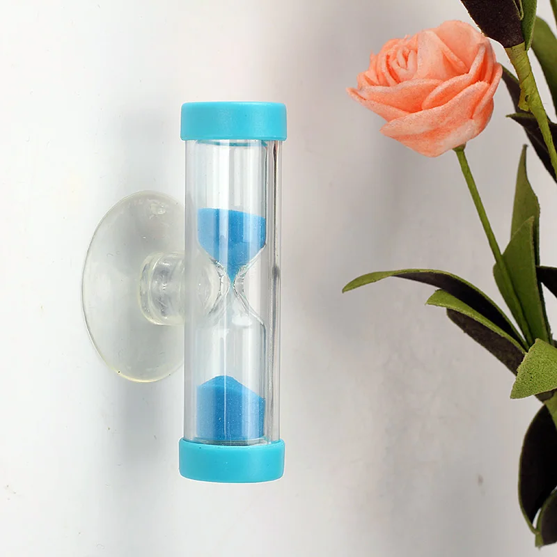 Mini Hourglass Sandglass Cooking Timing 3 Minutes Clock Timer Ampulheta With Suction Cup Kitchen Home Decor