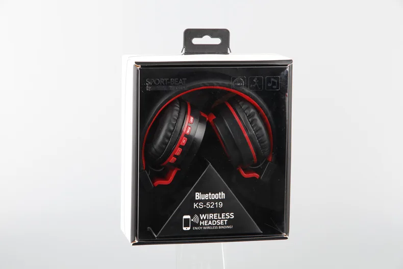 Высокое качество глубокий бас HiFi Bluetooth 4,1 наушники гарнитура складные беспроводные наушники TF карта Спорт Видео игры - Цвет: Черный