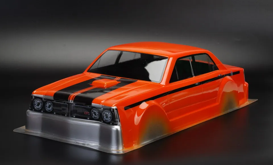 1/10 RC Drift OnRoad Fouring 1971 Ford XY 351GT плоский 200 мм прозрачный корпус для Kyosho Tamiya FW06 3RACING YOKOMO