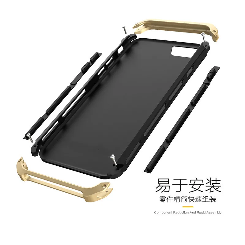 Противоударный металлический чехол для телефона iPhone 12 mini 11 pro max x xs xr 5 SE 6 7 8 Plus