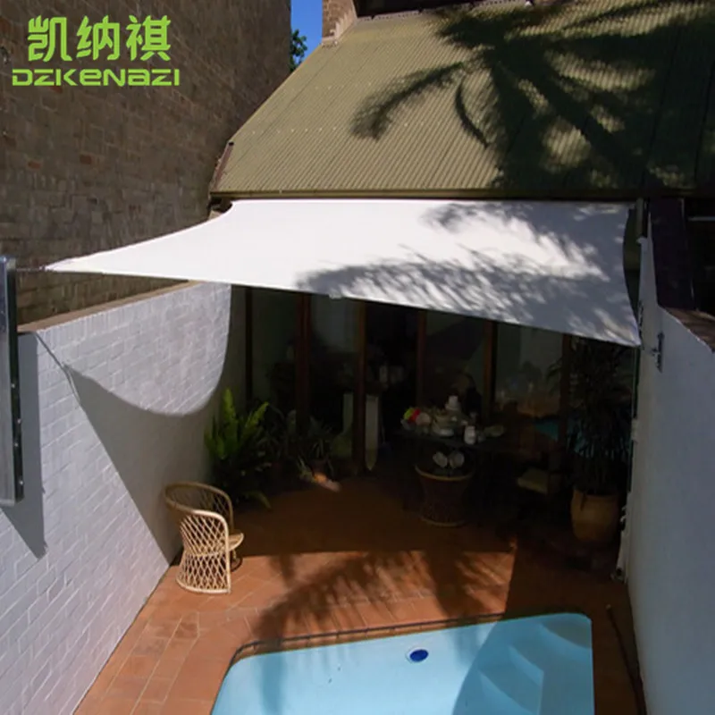 Водонепроницаемая тканевая Солнцезащитная Паруса для сада внутреннего дворика 5