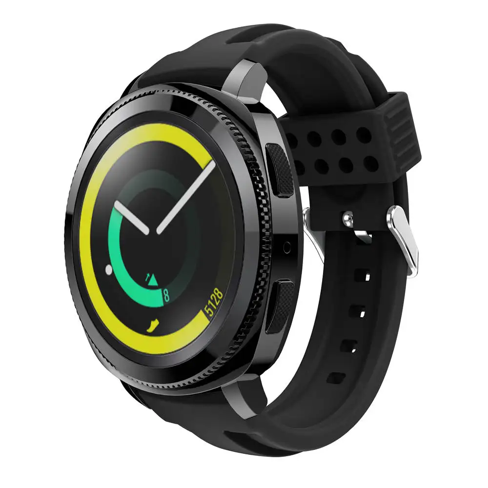 Спортивный силиконовый ремешок для часов Samsung Gear 20 мм спортивные Сменные