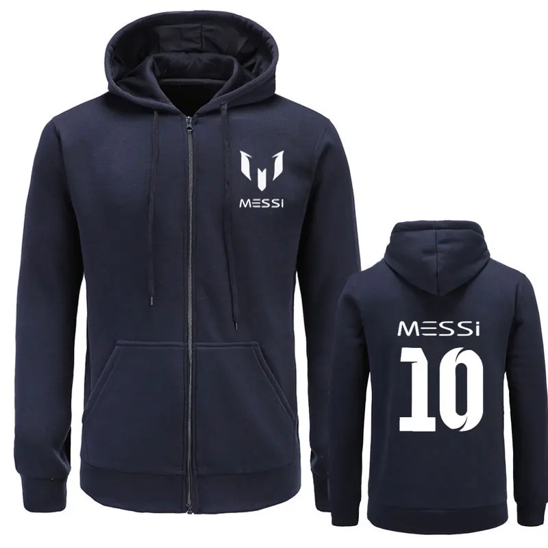 Новые толстовки с Месси BAIJOE кардиган принтом MESSI 10 мужские свитшоты повседневная