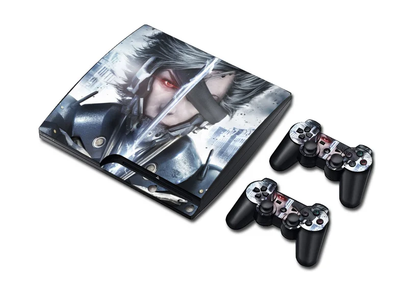 5 sets Кожи Наклейка Для PS3 Slim Игровой Консоли + 2 ШТ. Контроллер Обложка Теме