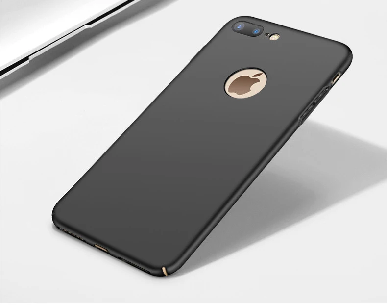360 градусов Роскошный Матовый трудно Пластик Чехол для IPhone X 7 6 6S плюс PC задняя
